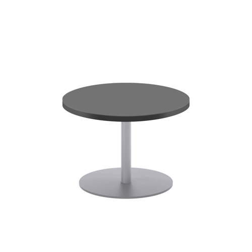 Contract Table Low (FSC) 600mm Black/Silver