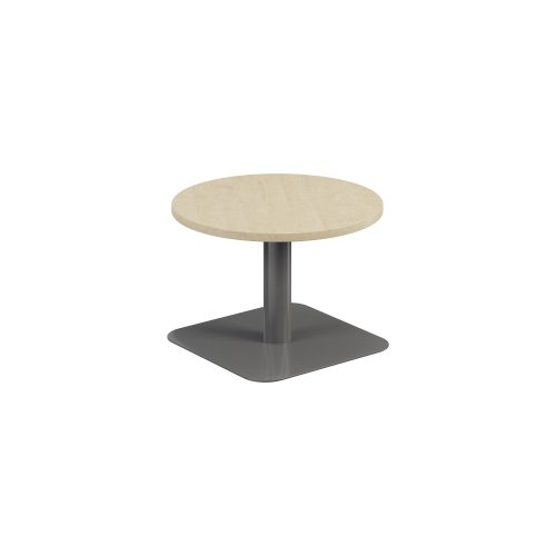 Contract Table Low (FSC) 600mm Maple/Silver