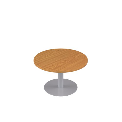 Contract Table Low (FSC) 600mm Nova Oak/Silver