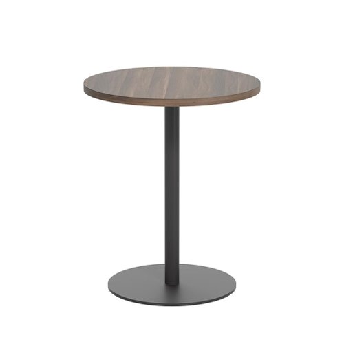 Contract Table Mid (FSC) 600mm Dark Walnut/Black