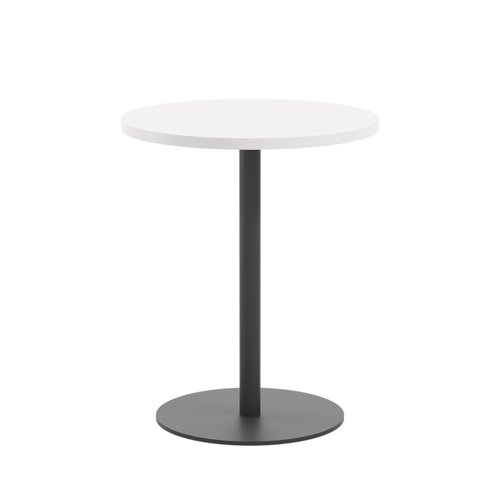 Contract Table Mid 600mm White/Black