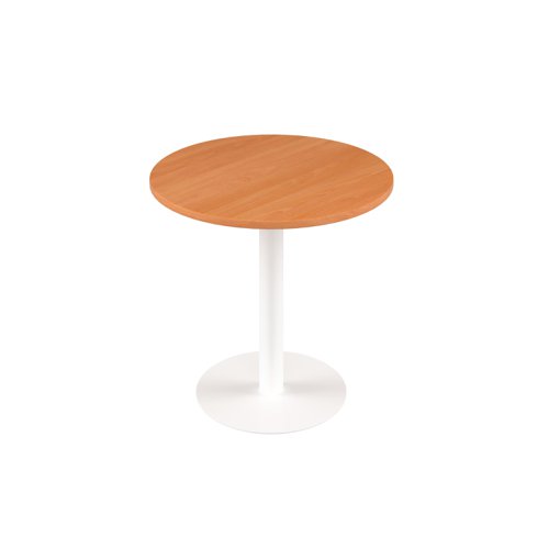 Contract Table Mid 600mm Beech/White