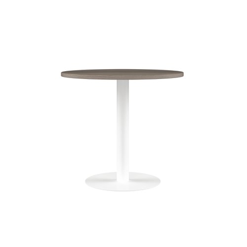 CH2684WHGO Contract Table Mid 600mm Grey Oak/White