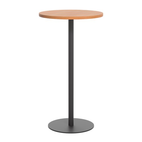 Contract Table High (FSC) 600mm Beech/Black