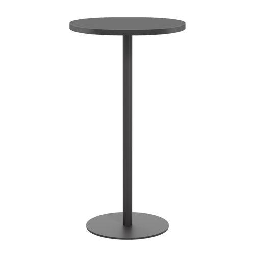 Contract Table High 600mm Black/Black TC Group