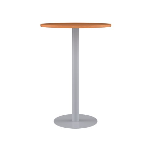 Contract Table High 600mm Beech/Silver TC Group