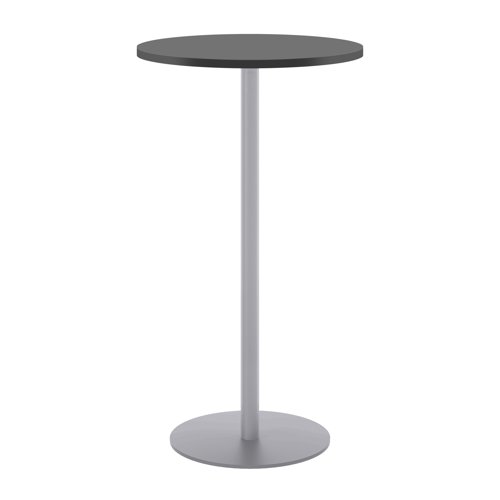 Contract Table High (FSC) 600mm Black/Silver