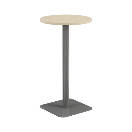 Contract Table High (FSC) 600mm Maple/Silver