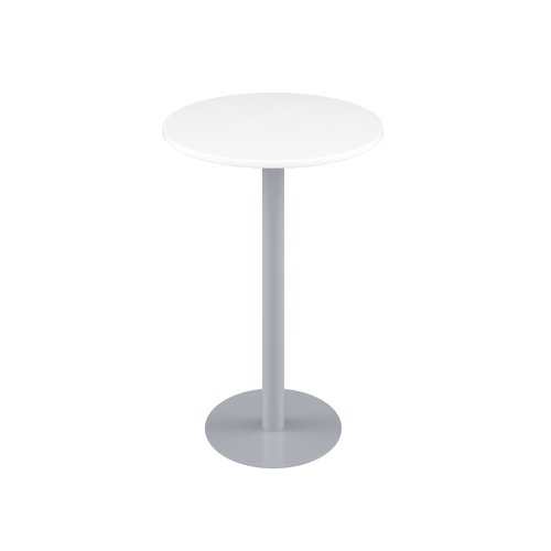 Contract Table High (FSC) 600mm White/Silver