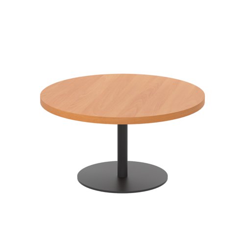 Contract Table Low 800mm Beech/Black TC Group