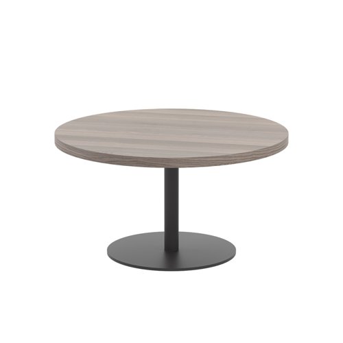 Contract Table Low 800mm Grey Oak/Black TC Group