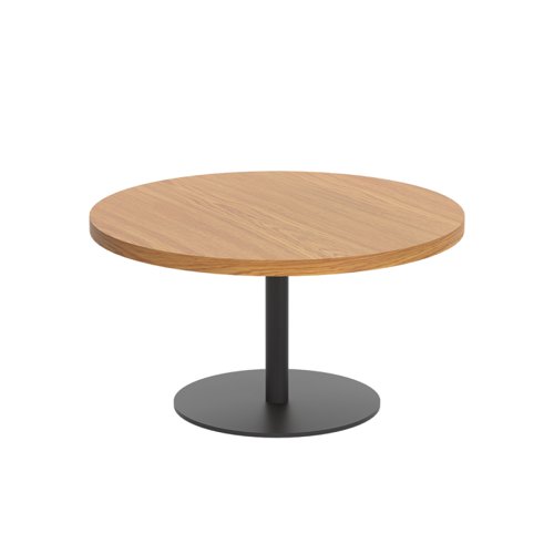 Contract Table Low (FSC) 800mm Nova Oak/Black