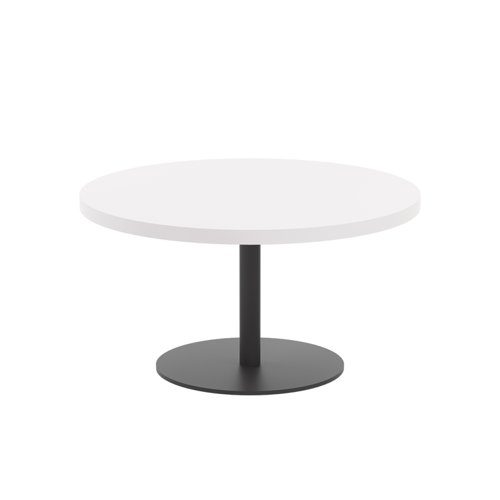 Contract Table Low 800mm White/Black TC Group