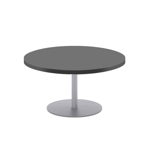 Contract Table Low (FSC) 800mm Black/Silver