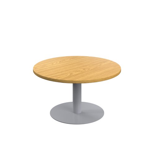 Contract Table Low (FSC) 800mm Nova Oak/Silver