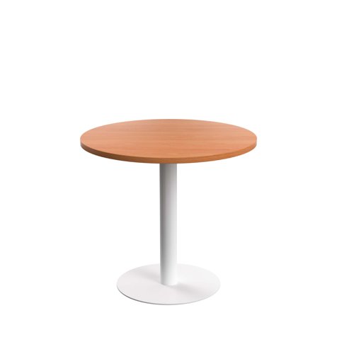 Contract Table Mid 800mm Beech/White TC Group