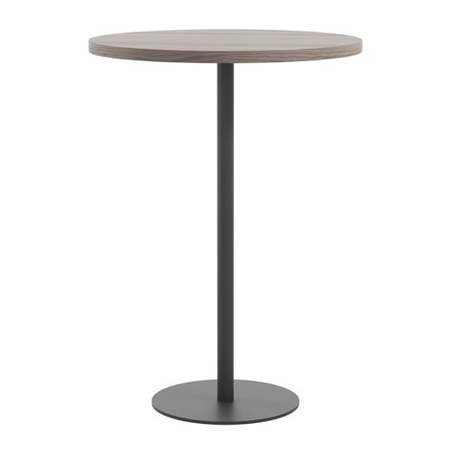 Contract Table High 800mm Grey Oak/Black TC Group