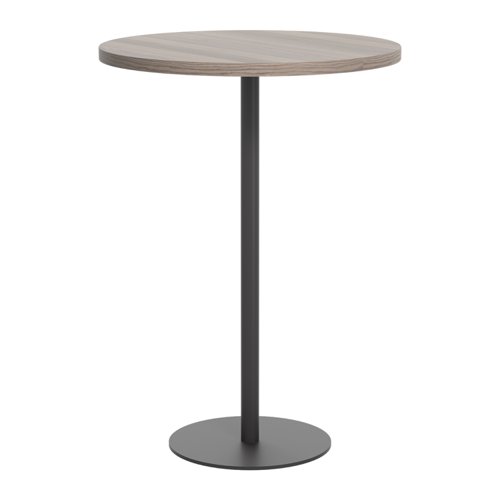 Contract Table High (FSC) 800mm Grey Oak/Black