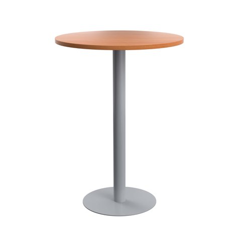 Contract Table High (FSC) 800mm Beech/Silver