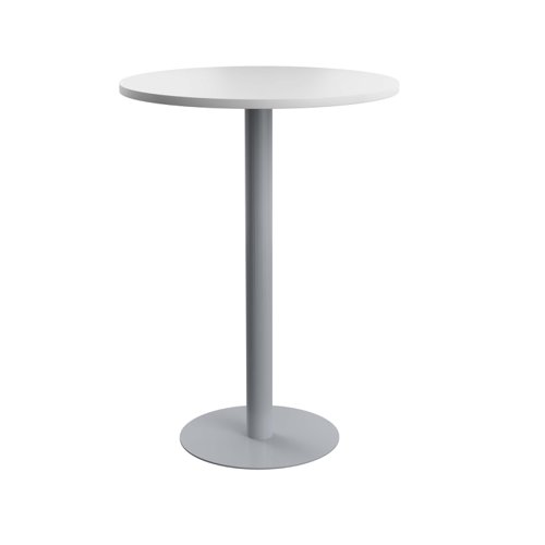 Contract Table High (FSC) 800mm White/Silver