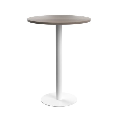 Contract Table High 800mm Grey Oak/White TC Group