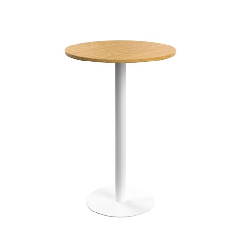 Contract Table High (FSC) 800mm Nova Oak/White