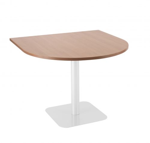 Contract Table 1000 X 1000 Semi White Frame Beech - Version 2 Top
