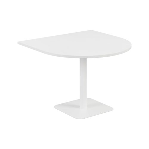 Contract Table 1000 X 1000 Semi White Frame White Top