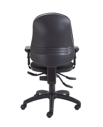 CH2801CH+AC1040 Calypso 2 Deluxe Chair with Adjustable Arms Charcoal
