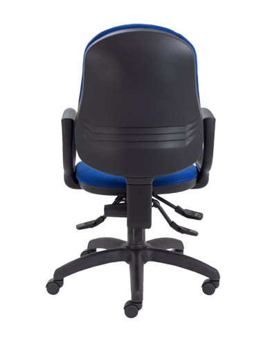 CH2801RB+AC1002 Calypso 2 Deluxe Chair with Fixed Arms Royal Blue