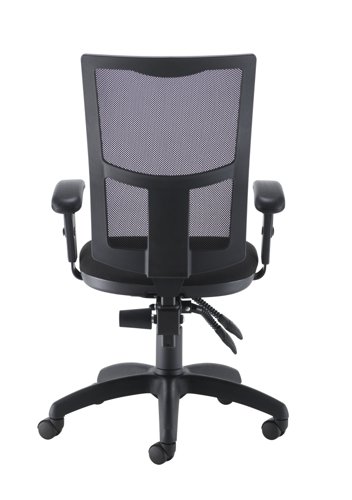Calypso 2 Mesh Office Chair with Adjustable Arms Black
