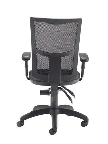 CH2803CH+AC1040 Calypso 2 Mesh Office Chair with Adjustable Arms Charcoal