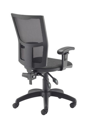 Calypso 2 Mesh Office Chair Adjustable Arms Charcoal