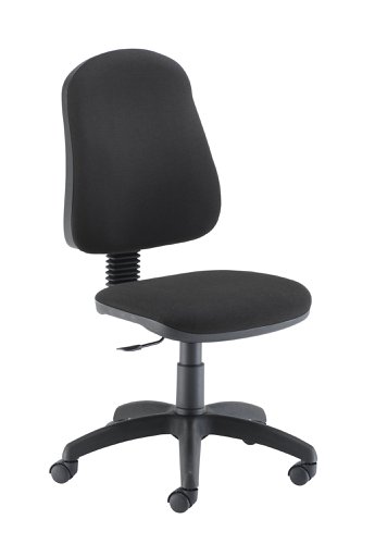 Calypso 2 Single Lever Office Chair With Fixed Back - Black