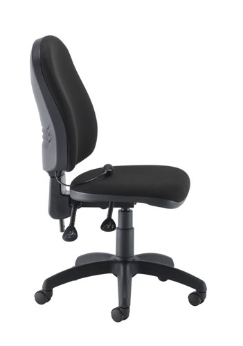 Calypso Ergo 2 Lever Office Chair with Lumbar Pump No Arms Black