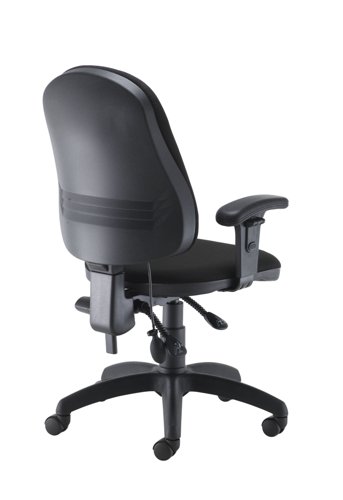 Calypso Ergo 2 Lever Office Chair with Lumbar Pump Adjustable Arms Black