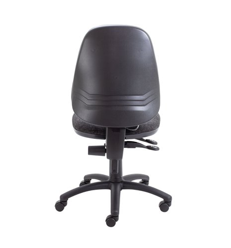 Calypso Ergo 2 Lever Office Chair with Lumbar Pump No Arms Charcoal