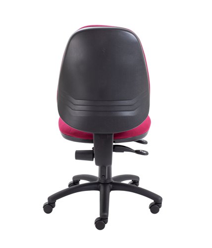 Calypso Ergo 2 Lever Office Chair With Lumbar Pump Claret