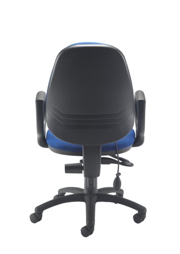 CH2810RB+AC1002 Calypso Ergo 2 Lever Office Chair With Lumbar Pump and Fixed Arms Royal Blue