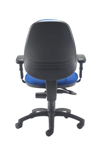 Calypso Ergo 2 Lever Office Chair with Lumbar Pump Adjustable Arms Royal Blue