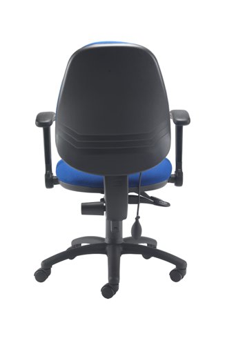 CH2810RB+AC1082 Calypso Ergo 2 Lever Office Chair with Lumbar Pump and Folding Arms Royal Blue