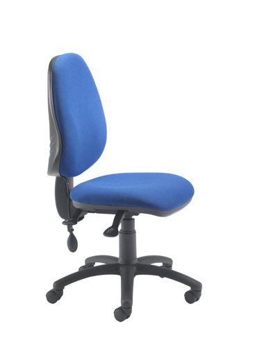 Calypso Ergo 2 Lever Office Chair with Lumbar Pump No Arms Royal Blue