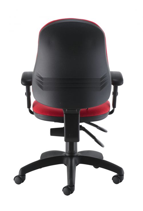 Calypso Ergo Chair With T Adjustable Arms Red