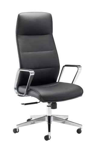 Pallas Leather Executive Office Chair : Black