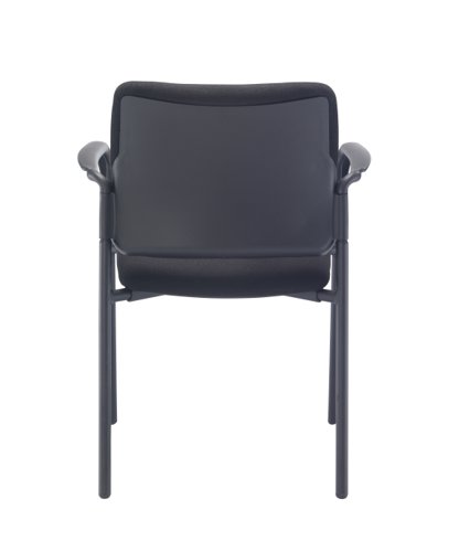 The Florence Armchair is the perfect addition to any meeting room. With its stylish black frame, it looks great in any setting. The plastic skid feet ensure stability and avoid floor marking, making it a durable and multiuse chair. The padded seat and backrest provide extra comfort, making it perfect for long meetings. The sturdy black frame ensures that it can withstand heavy use and last for years to come. Whether you're looking for a comfortable and stylish chair for your office or a durable and multiuse chair for your meeting room, the Florence Armchair is the perfect choice.