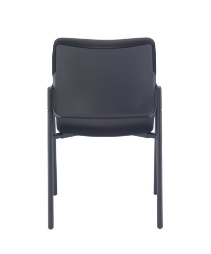 CH3510BK | The Florence Side Chair is the perfect addition to any meeting room. With stylish black frames, these chairs are sure to look great in any setting. The plastic skid feet ensure stability and prevent floor marking, making them a durable and multiuse chair. The padded seat and back provide extra comfort, while the sturdy black frame ensures long-lasting use. Whether you're hosting a meeting or just need extra seating, the Florence Side Chair is the perfect choice. With its sleek design and practical features, it's sure to impress.