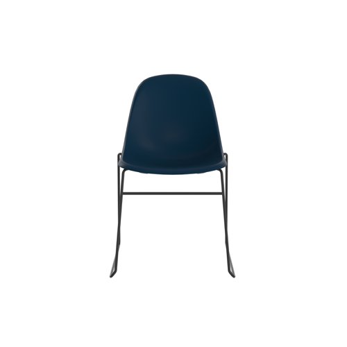 Lizzie Skid Chair Blue