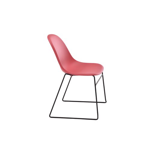 Lizzie Skid Chair Red TC Group