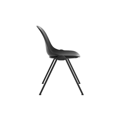 Lizzie 4 Leg Chair Black