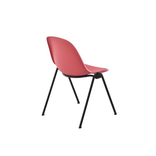 CH3518RD Lizzie 4 Leg Chair Red